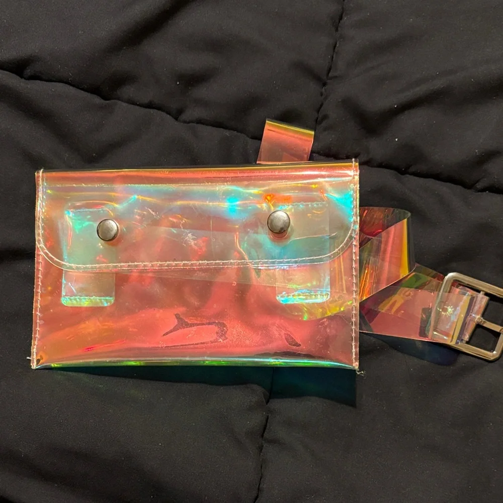 Holographic Clear Fanny Pack